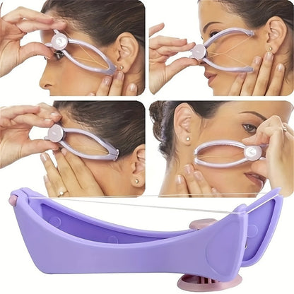 Depiladora facial manual con hilo (tipo Slique) – Depilación de vello y cejas