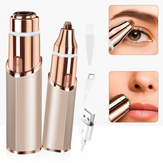 Com Maquinilla de afeitar 2 en 1 con forma de labio